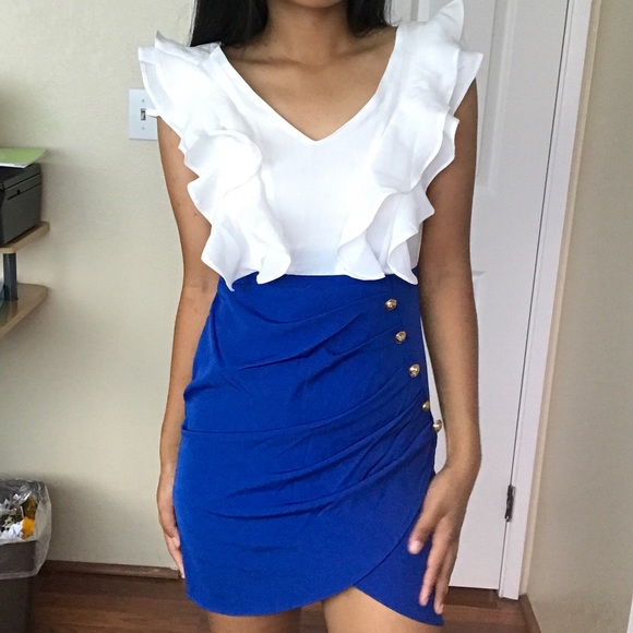 Dresses & Skirts - 🍁 Ruffle Sailor Button